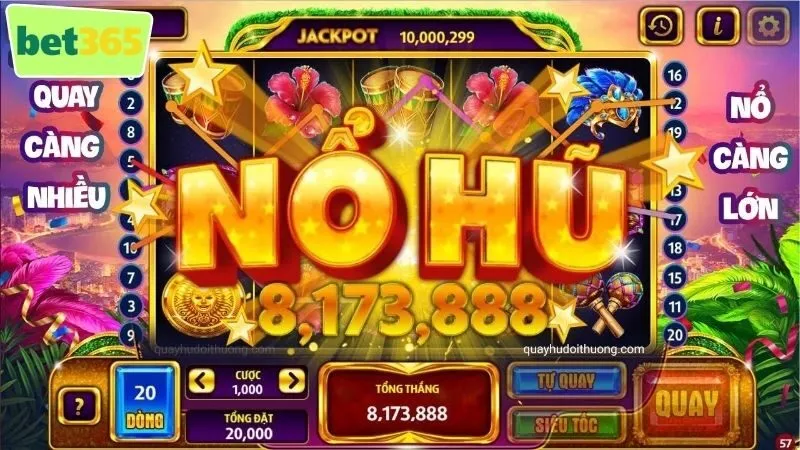 Nổ Hũ Bet365: Bí Quyết Thắng Lớn & Trải Nghiệm Chơi Đỉnh Cao 3 Chiến lược để giành những chiến thắng lớn khi chơi Nổ Hũ Bet365